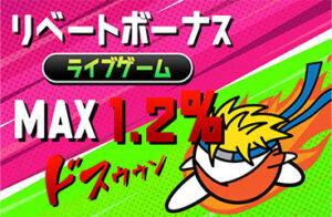 プレイワールドカジノリベートボーナス（ライブゲーム）